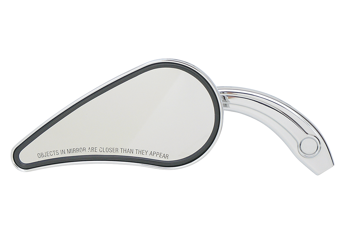 Retrovisores Cromados "Dragster" Izquierdo Para Harley Davidson