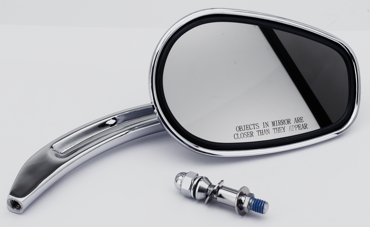 Chrom-Rückspiegel mit Diamant-Logo für Harley Davidson