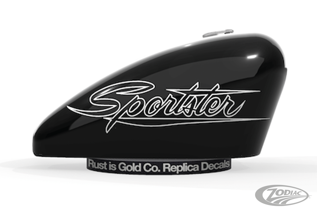 Replik der veralteten Rust Is Gold Co.-Aufkleber für Harley Davidson