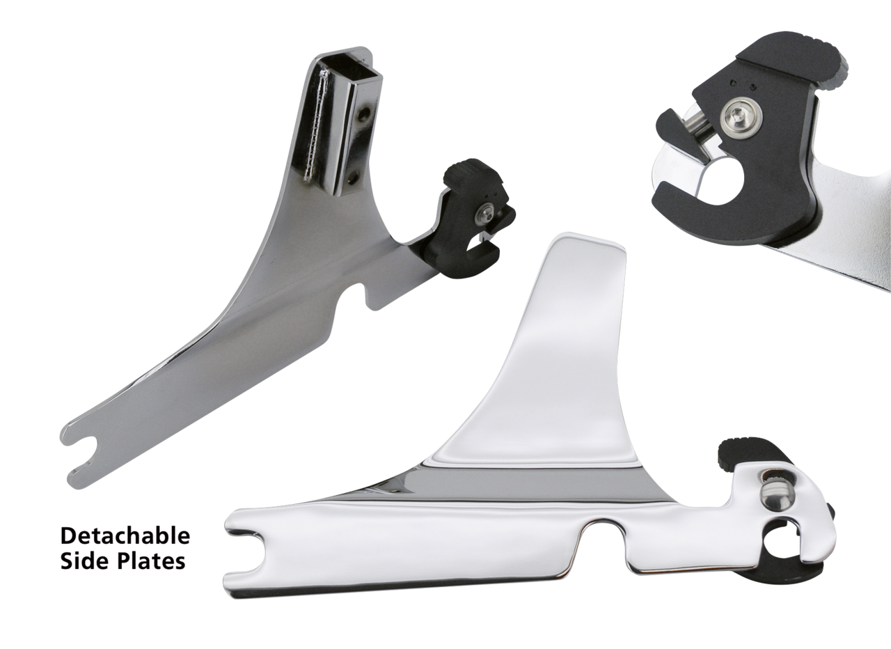 Placas Laterales Desmontables Cromadas Para Harley Davidson