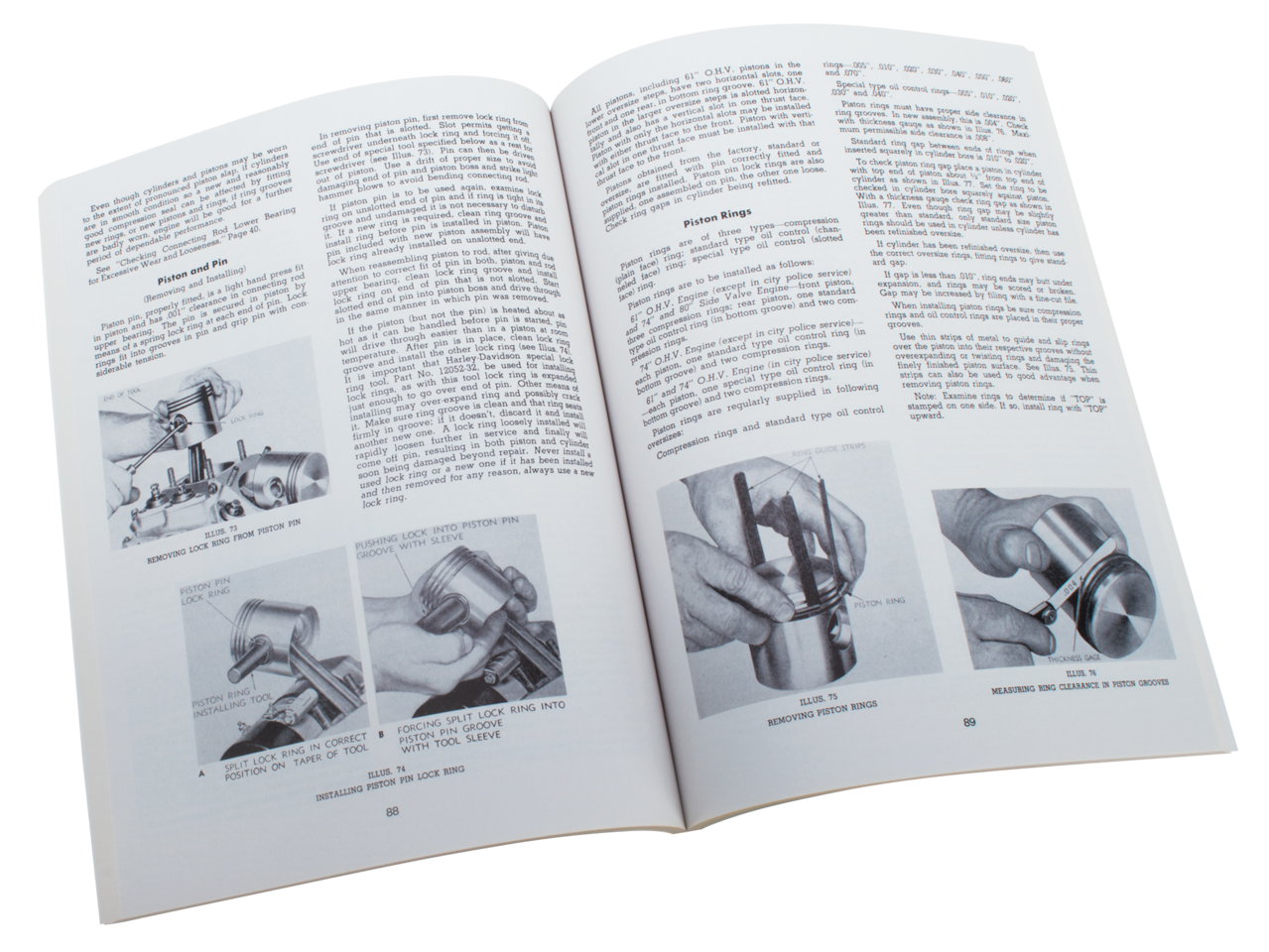 Service Manual for EL &amp; FL Knucklehead 1937-1947 and UL Flathead 1937-1948