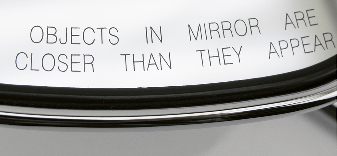 Retrovisor Cromado Con Logotipo De Diamante Para Harley Davidson