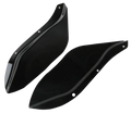 Deflectores De Aire Ajustables Batwing Negros Para Harley Davidson