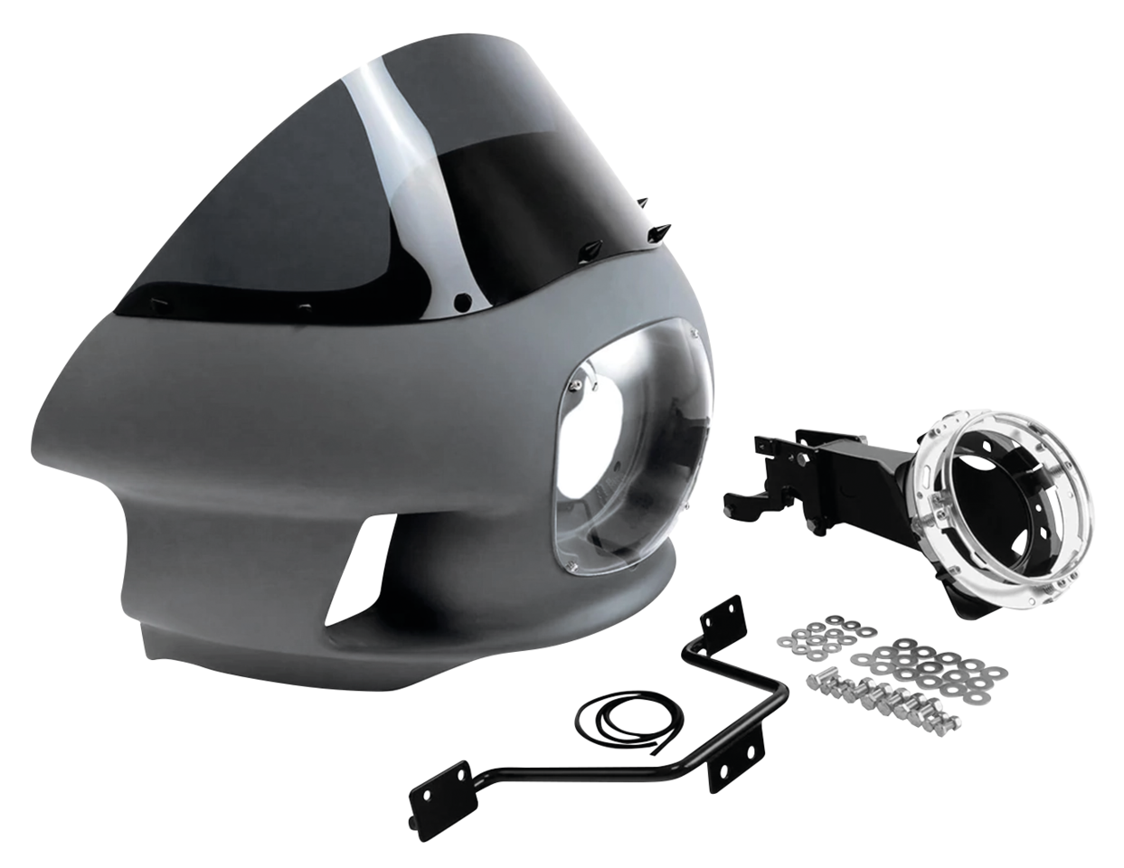 Police FXR Style Verkleidung für Harley Davidson FXLR, FXBB &amp; FXBBS