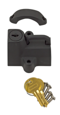 Matte Black Helmet Lock and Key Kit for Harley-Davidson