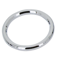 3-5/8" Chr Smooth Billet Instruction Bezel for Harley-Davidson