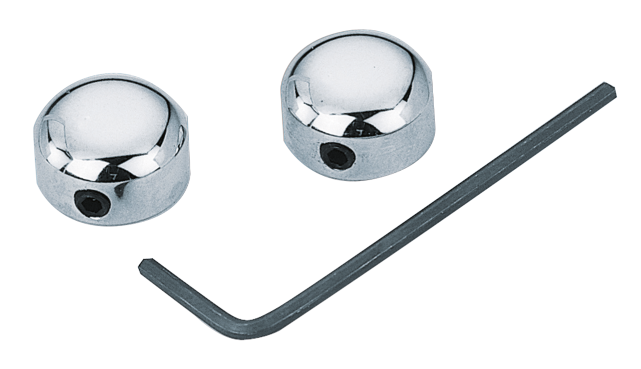 Tapas Cromadas Para Tornillos Allen 1/4" Para Harley Davidson