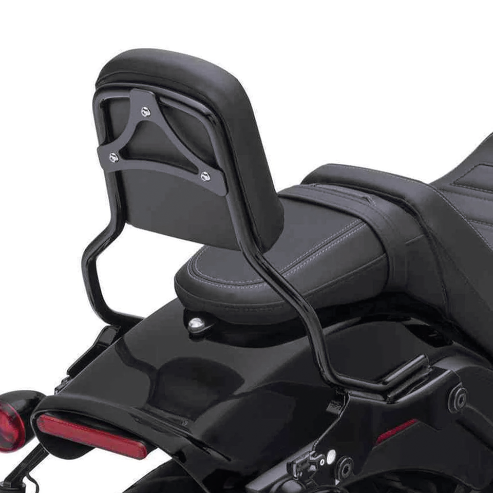 Kit with removable black backrest for Harley Davidson Low Rider and Sportglide