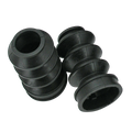 Fuelles De Horquilla De Goma Negros Para Harley-Davidson
