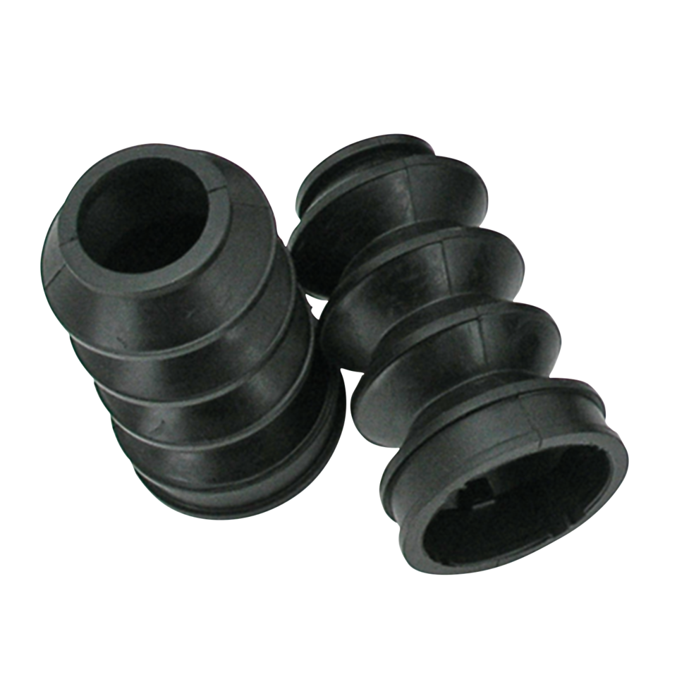 Schwarze Gummi-Gabelfaltenbälge für Harley-Davidson