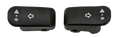 Black Turn Signal Extension Plugs for Harley Davidson