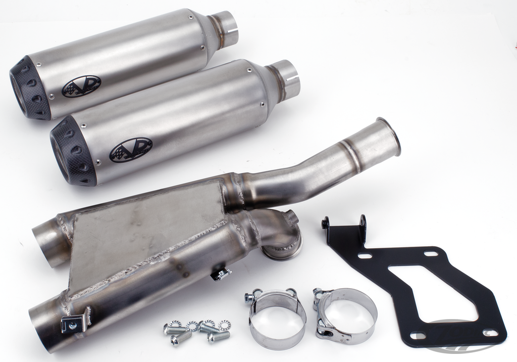 Zugelassener Auspuff für Harley-Davidson Sportster S Chrom