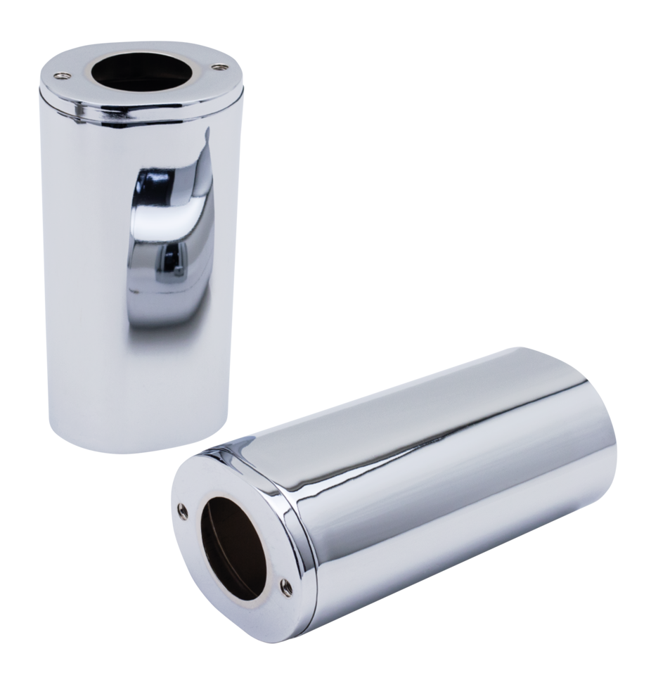 Chrom-Schiebereglerabdeckungen, Paar 45964-49/86 für Harley-Davidson