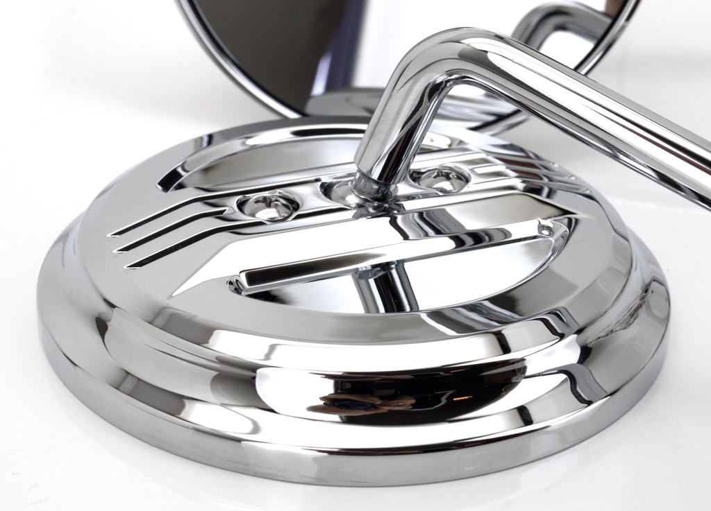 Chrome Airfoil Mirrors For Harley Davidson