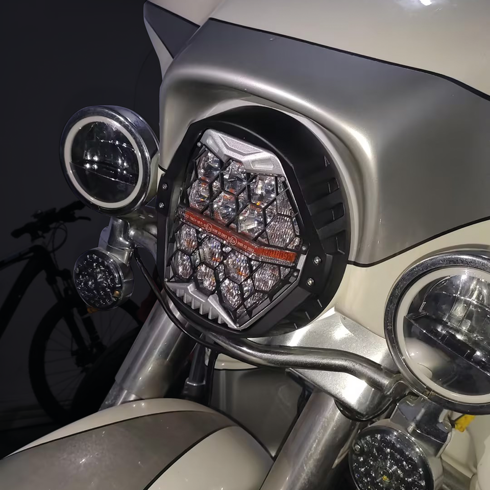 7" Honeycomb-LED-Scheinwerfer für Harley Davidson