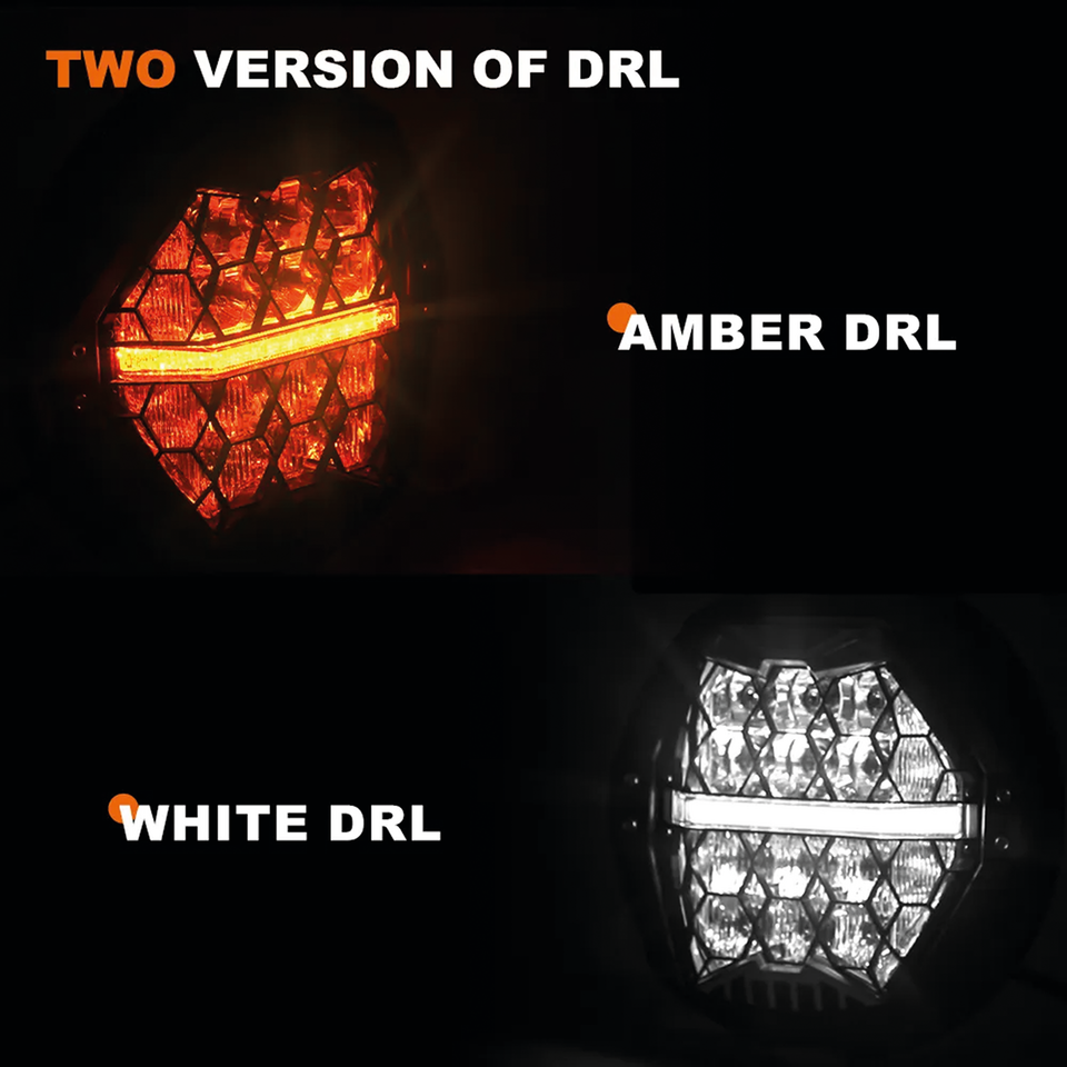 7" Honeycomb-LED-Scheinwerfer für Harley Davidson