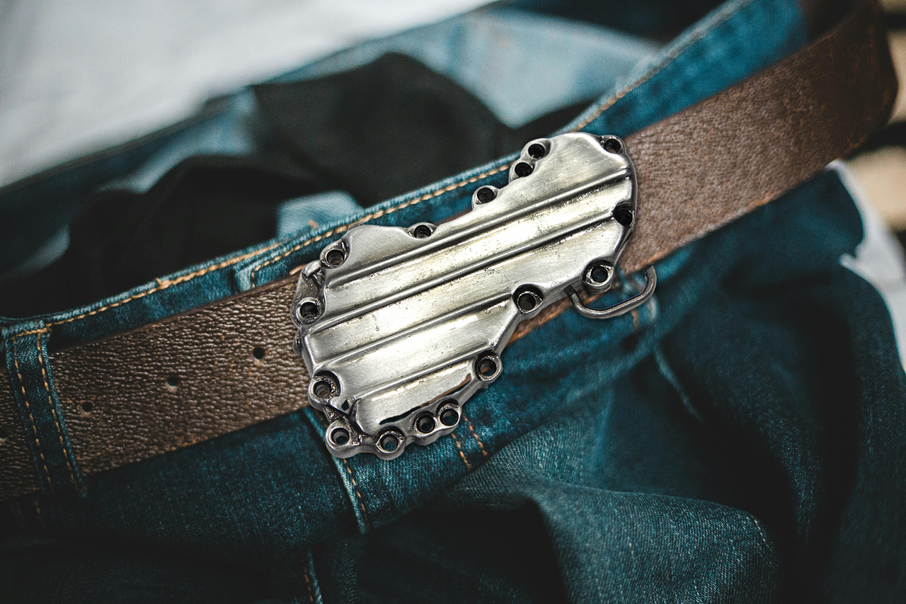 Gürtelschnallen im Cam Cap-Stil für Harley Davidson Panhead