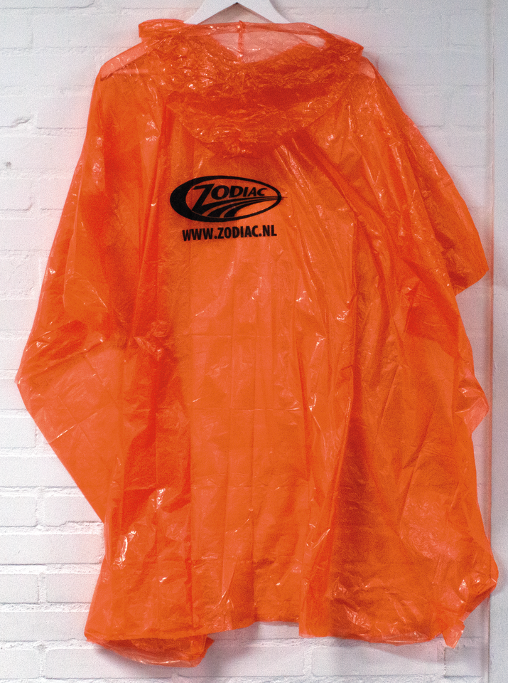Zodiac Orange Einweg-Poncho