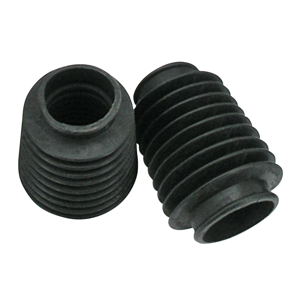 Schwarze Gummi-Gabelfaltenbälge für Harley-Davidson