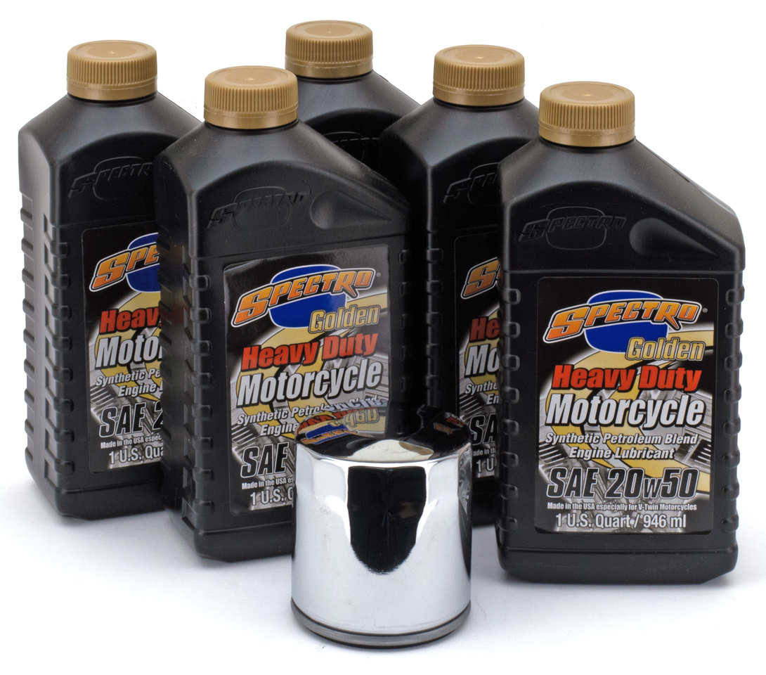 Kit de cambio de aceite de motor filtro cromado para Harley Davidson