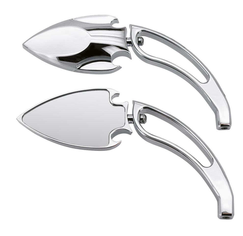 Chrom-Scarab-Spiegelsätze für Harley Davidson
