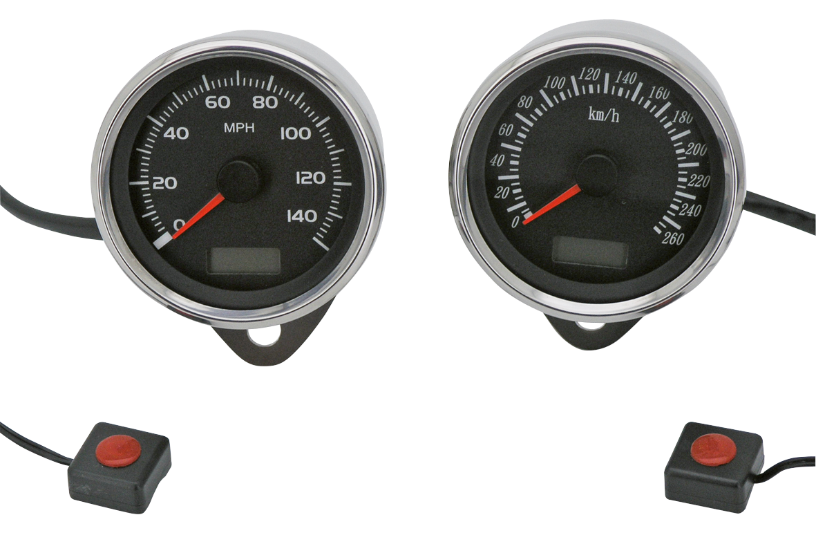 Elektronischer Kilometerzähler 80 mm für Harley-Davidson