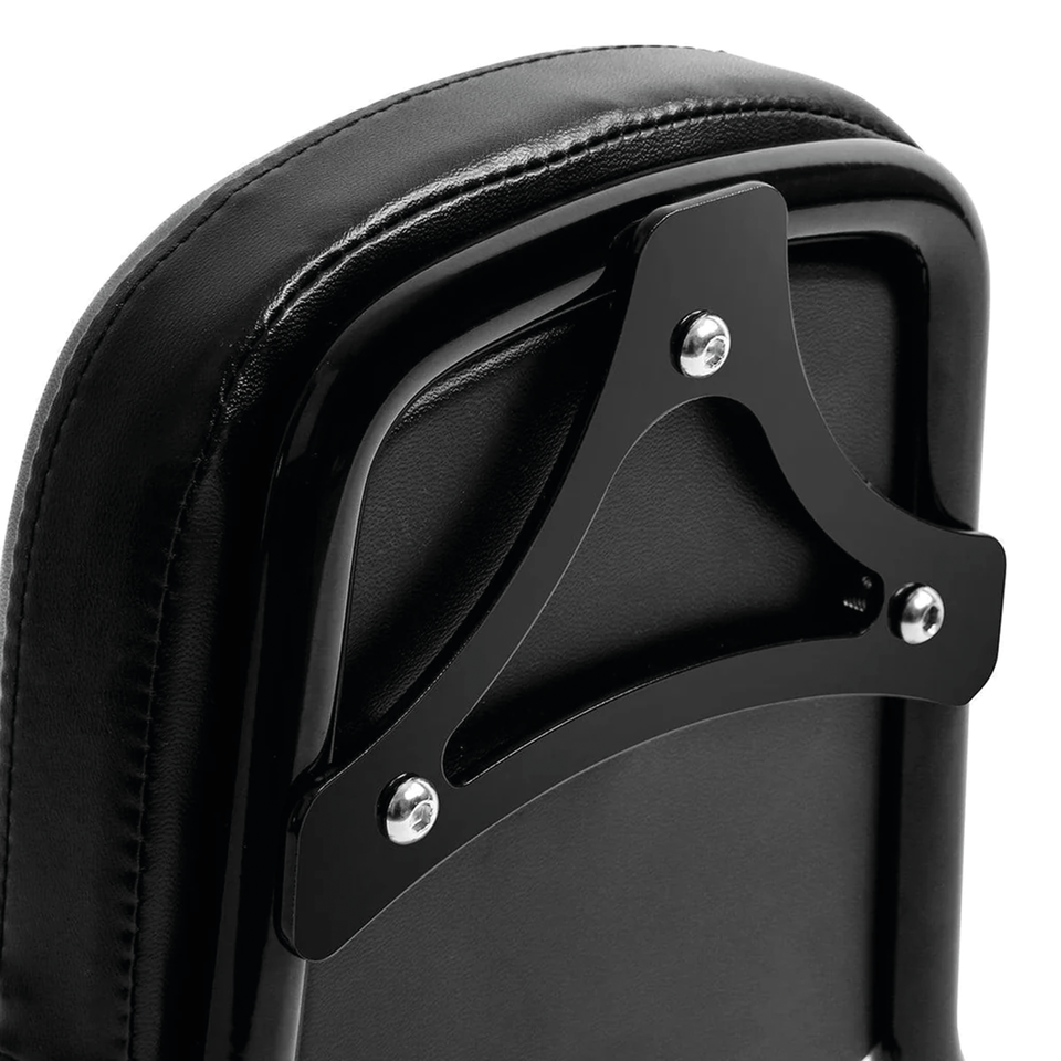 Kit with removable black backrest for Harley Davidson Low Rider and Sportglide