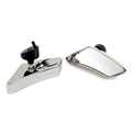 Fusion Chrome Micro Fairing Mount Mirrors for Harley-Davidson