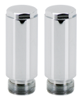 Chrome Fork Tube Extensions 49mm 6" For Harley-Davidson