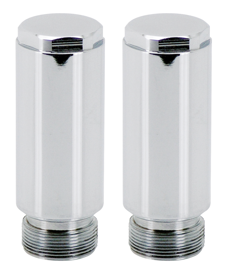 Chrome Fork Tube Extensions 49mm 6" For Harley-Davidson