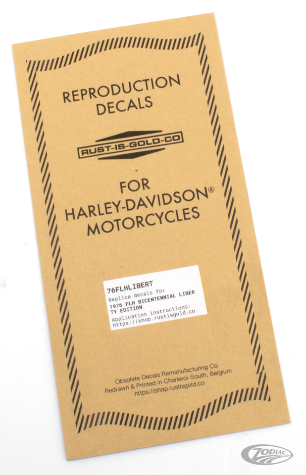 Replica sostitutiva di Rust is Gold Co. per Harley Davidson