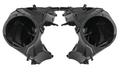 Black ABS Left &amp; Right Speaker Housing Set for Harley-Davidson