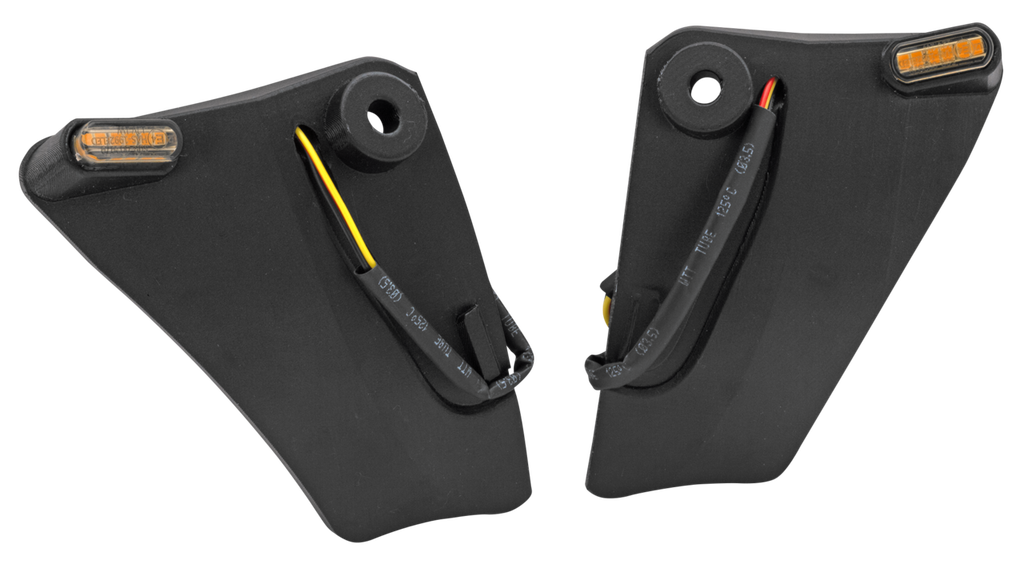 Deflector De Viento Dominator Intermitentes Para Harley Davidson
