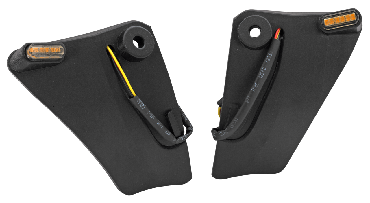 Deflector De Viento Dominator Intermitentes Para Harley Davidson