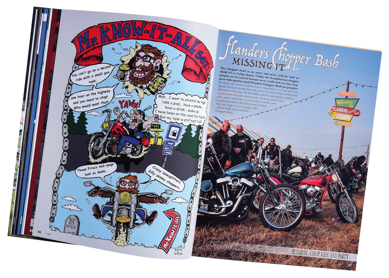 Chop, Ride &amp; Party Zwei Prozent Roadbooks