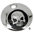 Tapa de combustible Blk Skull FLH/T92-07 para Harley-Davidson