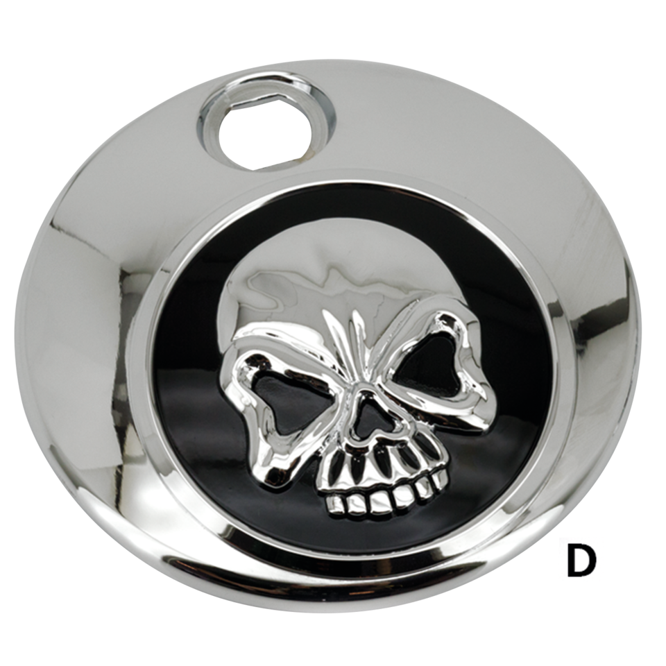 Tapa de combustible Blk Skull FLH/T92-07 para Harley-Davidson
