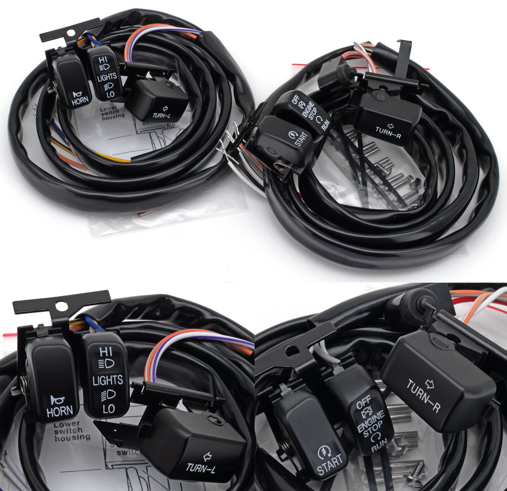 Ergonomischer Lenkerschalter für Harley Davidson