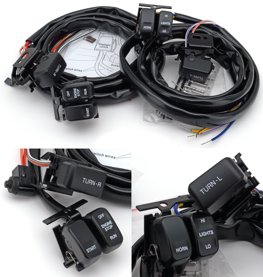 Conmutadores Ergonómicos Para Manillar Para Harley-Davidson