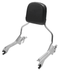 Kit Con Barra Sissy Cromada Desmontable Para Harley Davidson Fat Boy Y Breakout