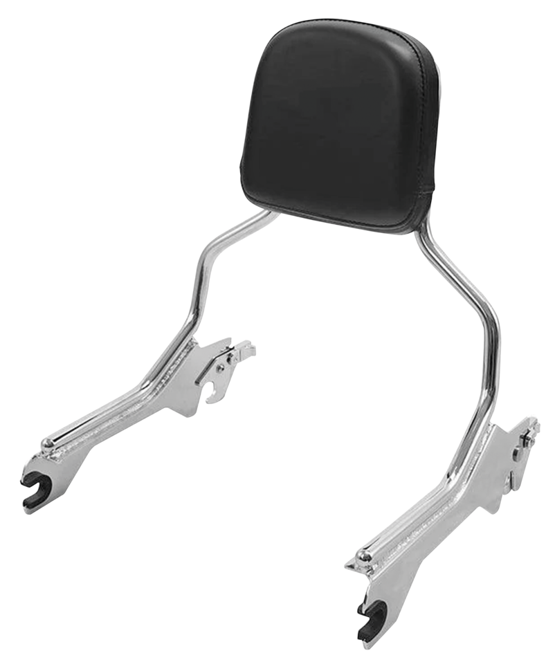 Kit Con Barra Sissy Cromada Desmontable Para Harley Davidson Fat Boy Y Breakout