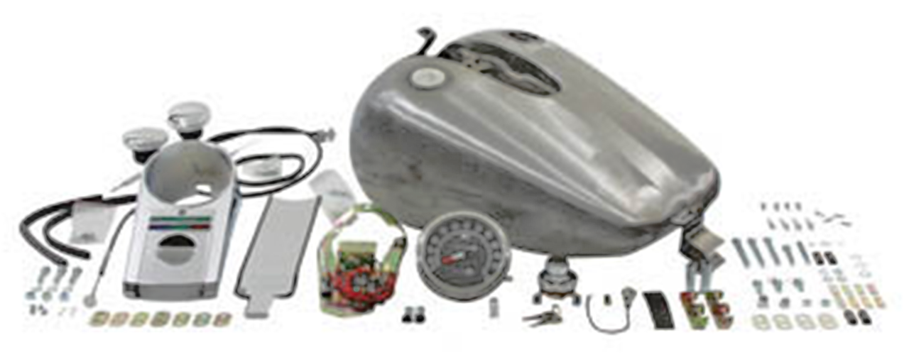 Complete Bobbed Gas Tank Kit for Harley Davidson Touring