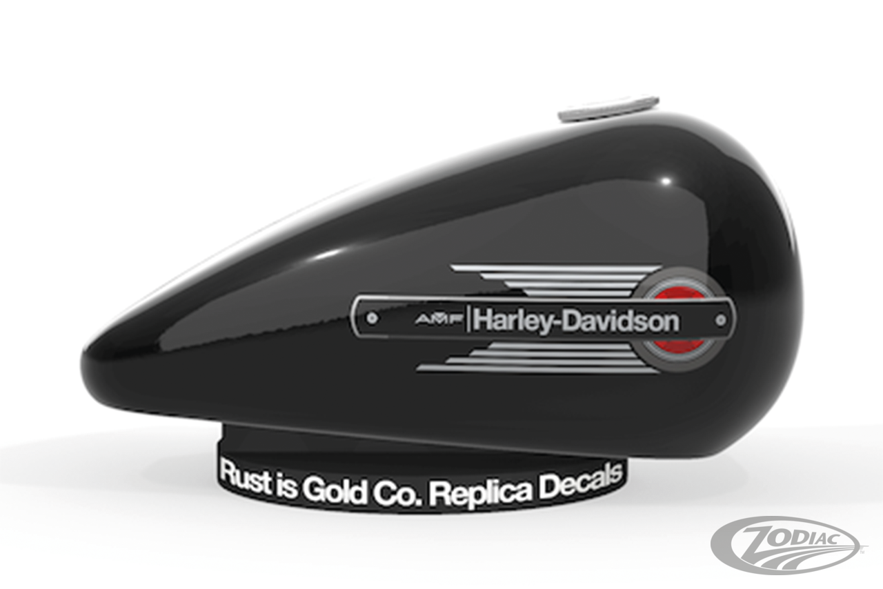 Réplica De Calcomanías Obsoletas De Rust Is Gold Co. Para Harley Davidson