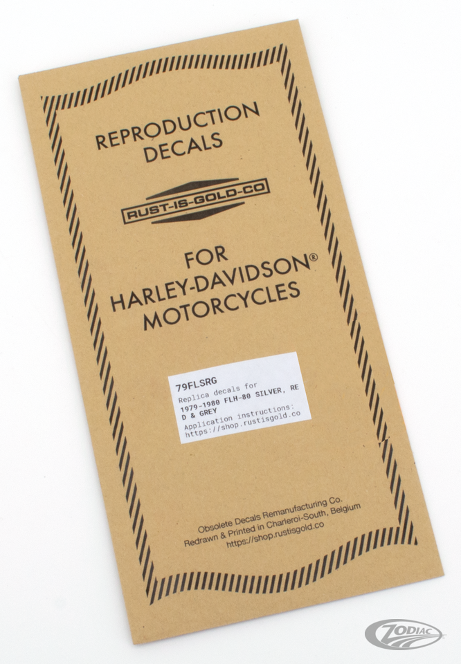 Réplica De Calcomanías Obsoletas De Rust Is Gold Co. Para Harley Davidson