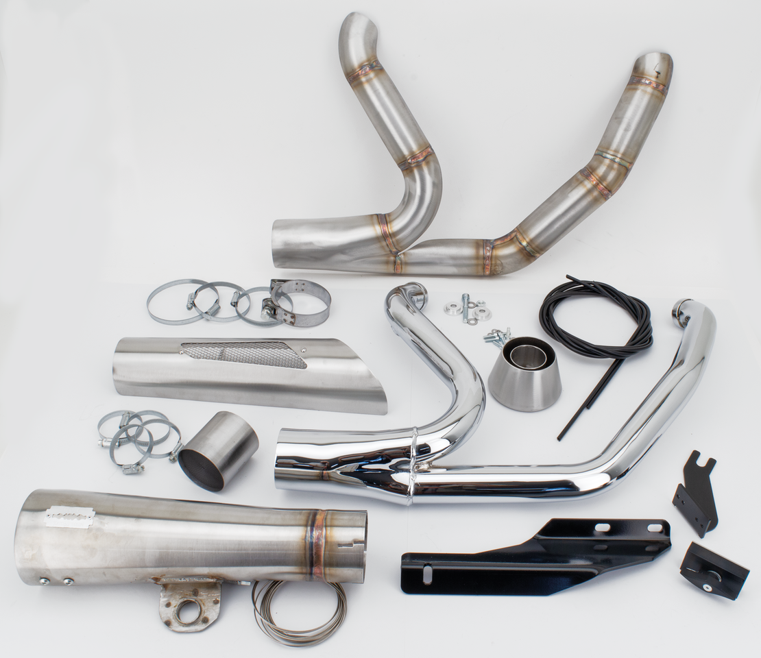 Shorty 2-in-1-Auspuffanlage für Harley-Davidson Milwaukee Eight Touring