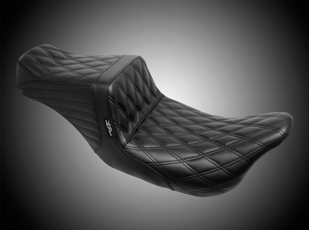 Asiento Tailwhip, Double Diamond Stitch Para Harley Davidson