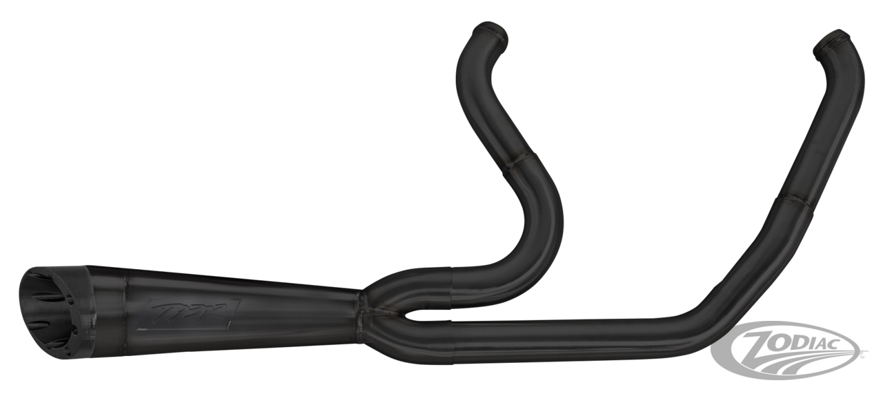 Two Brothers Racing Shorty 2 in 1 Black Exhausts for Touring