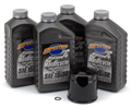 Motorölwechsel-Kit schwarzer Filter für Harley Davidson