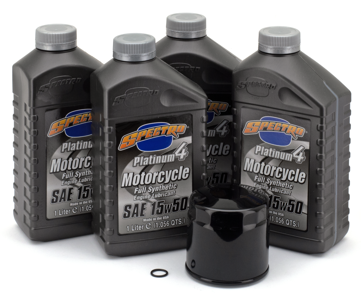 Motorölwechsel-Kit schwarzer Filter für Harley Davidson