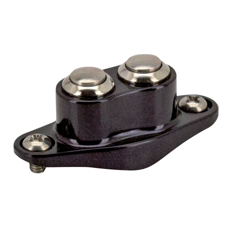 Custom Style Duet Handlebar Switches, Black Anodized, for Harley Davidson